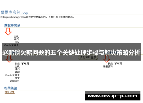 赵鹏谈欠薪问题的五个关键处理步骤与解决策略分析 赵鹏谈欠薪问题的五个关键处理步骤与解决策略分析